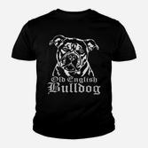 Alter Englischer Bulldogge-Hund- Kinder T-Shirt