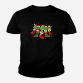 Cartoon-Figur-Weihnachtsliebhaber- Kinder T-Shirt