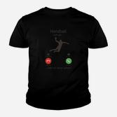 Handball-Kinder Tshirt mit Torwart-Motiv, Lustiger Spruch für Fans