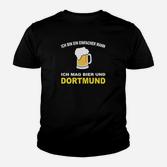 Ich Mag Bier und Dortmund Fan-Kinder Tshirt, Lustiges Fußballmotiv