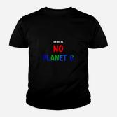 No Planet B Kinder Tshirt, Umweltbewusstes Statement in Schwarz