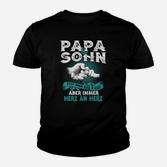 Papa Und Sohn Immer Herz An Herz Kinder T-Shirt