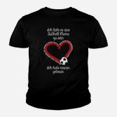 Personalisiertes Fußballmama Kinder Tshirt: Herzdesign Fußball Mama Liebe