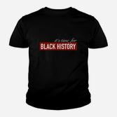 Schwarze Geschichte Mit Namens Kinder T-Shirt