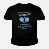 Therapie-Ersatz Tischtennis-Kinder Tshirt, Witziges Design für Spieler