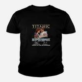 Titanic Film-Jubiläum Kinder Tshirt, Klassisches Motiv, Schwarzes Tee