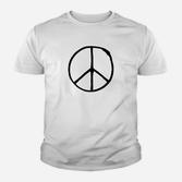 Frieden Zeichen Lifestyle Trend Cooles Kinder T-Shirt