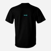 Schwarzes Minimalistisches Logo T-Shirt, Unisex Alltagsmode