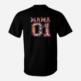 Vintage Mama 01 T-Shirt mit Blumenmotiv, Ideal zum Muttertag