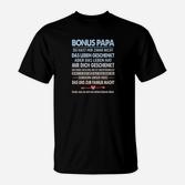 Bonus Papa T-Shirt, Lustiges Stiefvater-Design