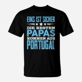 Die Besten Papas Kommen aus Portugal Herren T-Shirt, Lustige Aufdruck