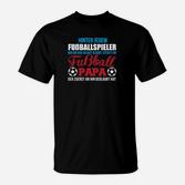 Fußball Papa T-Shirt, Stolz auf Fußballer Kinder, Vatertag