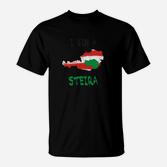 Liebe zur Heimat Italien T-Shirt, Herzliche Sveriga-Grafik Tee