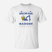 Einfacher Mann Bagger Ge 002 T-Shirt