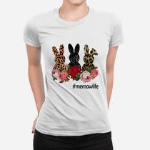 Leopard Bunny Memaw Easter Mothers Day Gifts T-Shirt Leopard Bunny Memaw Easter Mothers Day Gifts T-Shirt