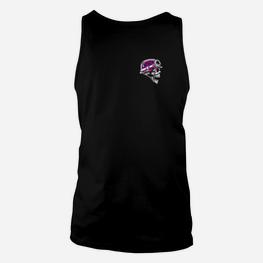 Schwarzes Astronautenschädel Unisex TankTop, Weltraum Fan Bekleidung - Seseable