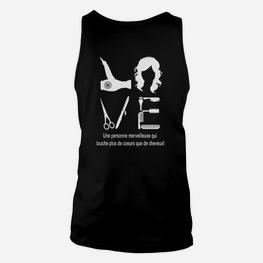 Wundervolle Person Herztouren Unisex TankTop, Friseur Liebe Motiv - Seseable