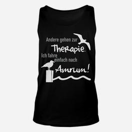 Amrum Insel Therapie Unisex TankTop, Lustiges Spruch Tee für Urlauber - Seseable