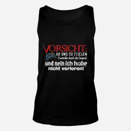 Drone Pilot Humor Unisex TankTop, Lustiges Drohnenflieger Design - Seseable