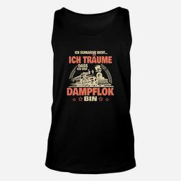 Eisenbahn Zug Schnarchen Dampflok TankTop - Seseable