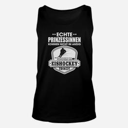 Eishockey Prinzessinnen Unisex TankTop, Fansprüche Eishockey-Trikot - Seseable