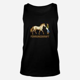 Führungskraft Pferde-Motiv Unisex TankTop, Witziges Design für Reiter - Seseable