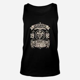 Geburt von Legenden Dezember 1982 Jahrgangs Unisex TankTop, Retro Look - Seseable