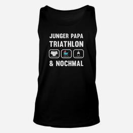 Herren Junger Papa Triathlon Geschenk Werdender Papa TankTop - Seseable