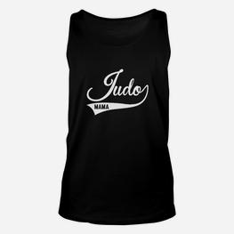 Judo Mama Schwarzes Unisex TankTop, Lustiges Tee für Judo Mütter - Seseable