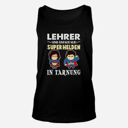 Lehrer Superhelden Unisex TankTop, Held Pädagoge Motiv, Lehrer Dankeschön - Seseable