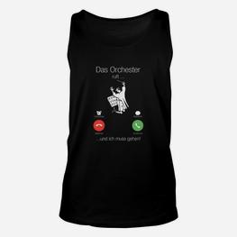 Lustiges Orchester Unisex TankTop Notfall Telefon für Musiker - Seseable