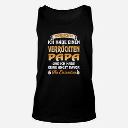 Lustiges Unisex TankTop 'Vorsicht verrückter Papa', Ideal für Kinder - Seseable