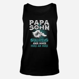 Papa Und Sohn Immer Herz An Herz TankTop - Seseable