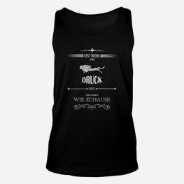 Schwarzes Unisex TankTop Luftfahrtmotiv Letzte Schraube...Zuhause, Piloten Design - Seseable