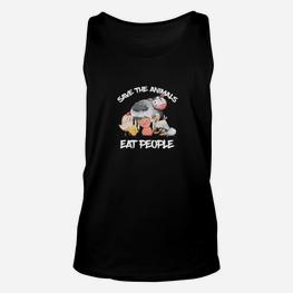 Tiere Essen Essen Menschen Lustiges TankTop - Seseable