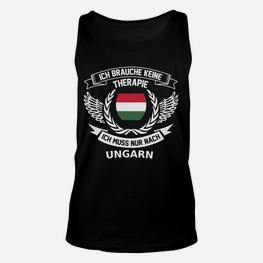 Ungarn-Therapie Unisex TankTop, Patriotisches Design für Stolze Ungarn - Seseable