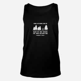 Wanderlust Unisex TankTop mit Bergmotiv, Abenteuerlustiges Tee - Seseable