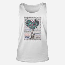 Liebste Mama Geburtstag Unisex TankTop, Herzvolles Geschenk - Seseable