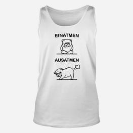 Lustiges Tier Atem-Übungs Unisex TankTop für Entspannung - Seseable