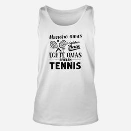 Manche Omas Spielen Bingo Tennis TankTop - Seseable