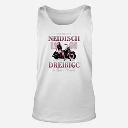 Vintage 1990 Motorrad-Geburtstags-Unisex TankTop, Retro 30. Geburtstag - Seseable