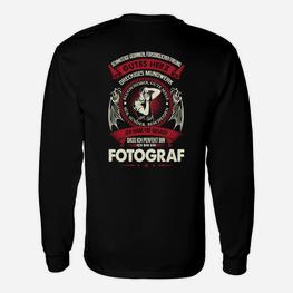 Fotografie Liebhaber Langarmshirts, Kreativer Spruch für Fotografen - Seseable