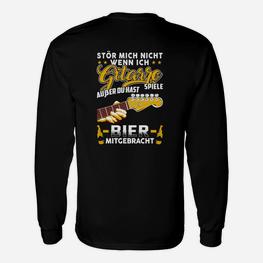 Stör Mich Nicht Wenn Ich Gitarre Langarmshirts - Seseable
