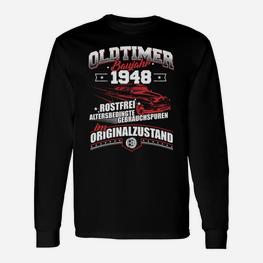 1948 Geburtsjahr Geburtstag Oldtimer Baujahr Langarmshirts - Seseable