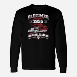 1955 Geburtsjahr Geburtstag Oldtimer Langarmshirts - Seseable