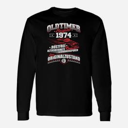 1974 Geburtsjahr Geburtstag Oldtimer Langarmshirts - Seseable