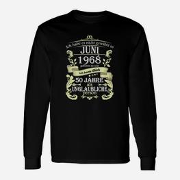 50 Jahre Unglaubliche Geschichten Langarmshirts – Jubiläumsausgabe Juni 1968 - Seseable