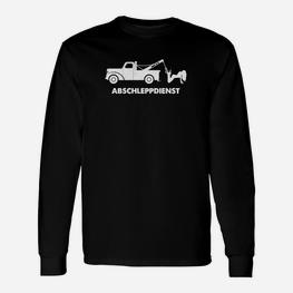 Abschleppdienst Motiv Herren Langarmshirts, Kfz-Mechaniker Berufsbekleidung - Seseable