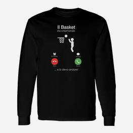 Basketball Der Italia Anruft Langarmshirts - Seseable