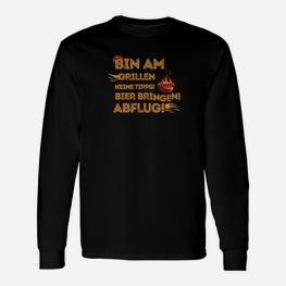 Bin Am Grillen Das Original Langarmshirts - Seseable